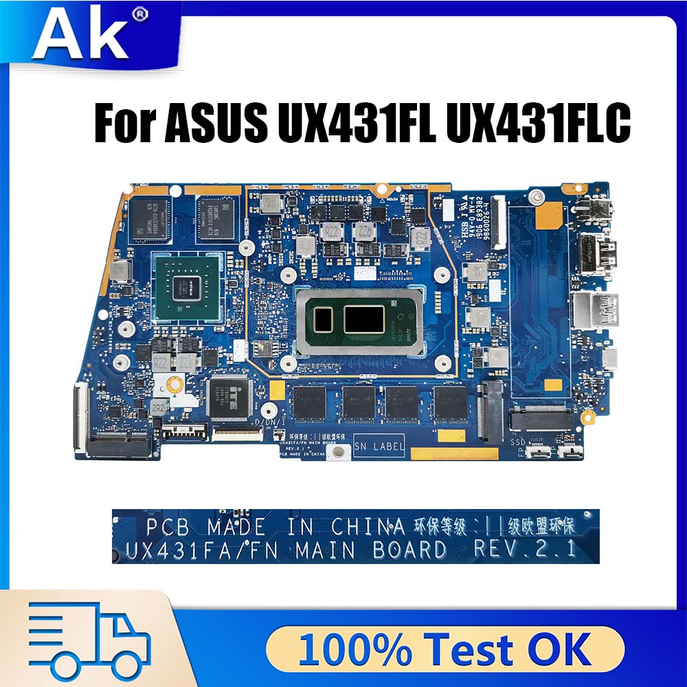 Ddr4 8Gb - UX431FA UX431FN Moederbord Voor ZenBook-14 UX431FAC