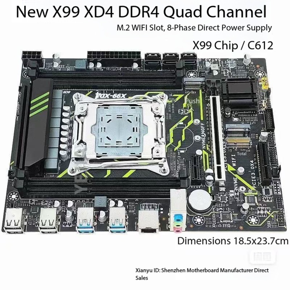 Ddr4 Ram - Gloednieuw Angxun X99 XD4-moederbord, DDR4, C612-chipset,