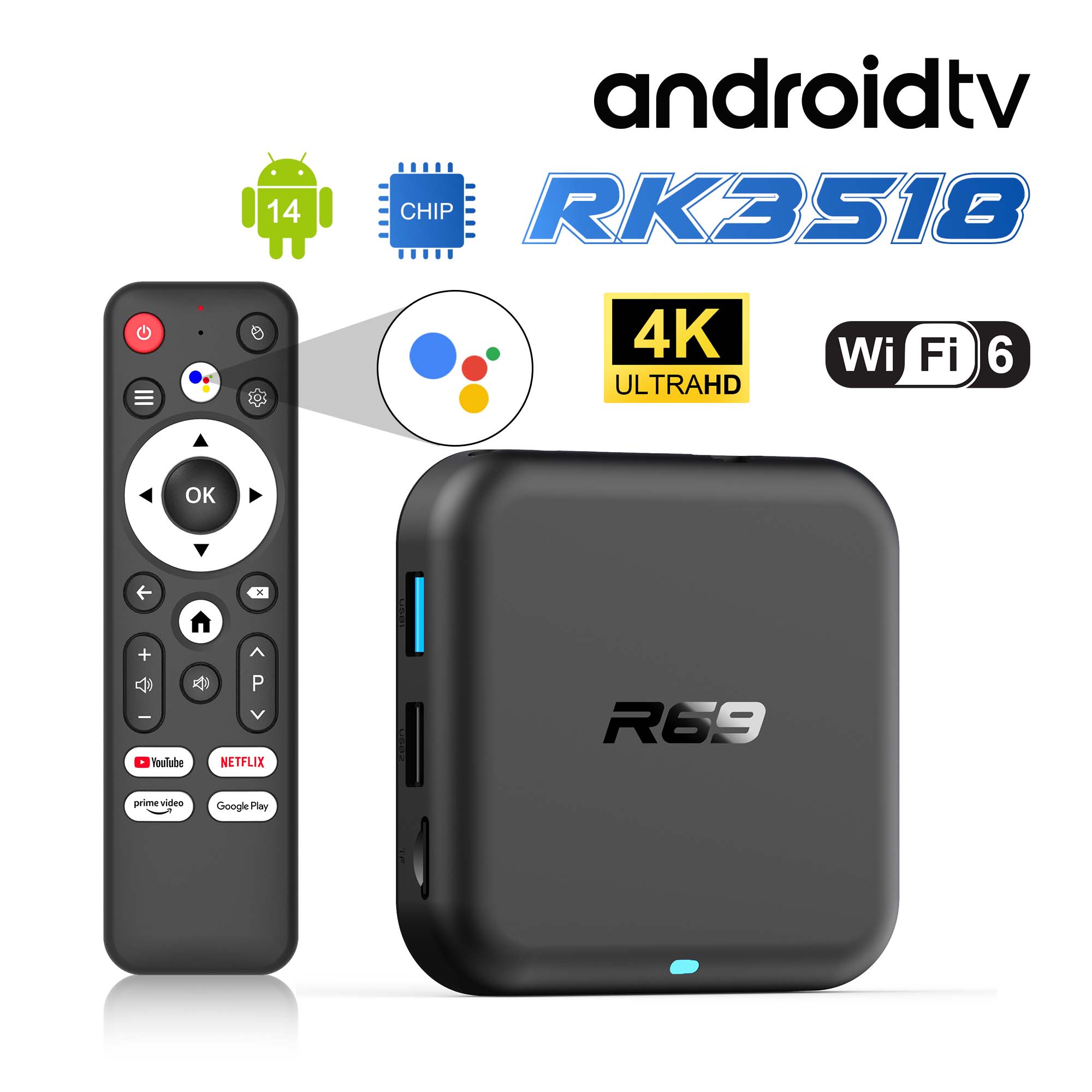 2025 Smart TV Box R69-1 Rockch - Ddr3 8Gb recensie en prijs
