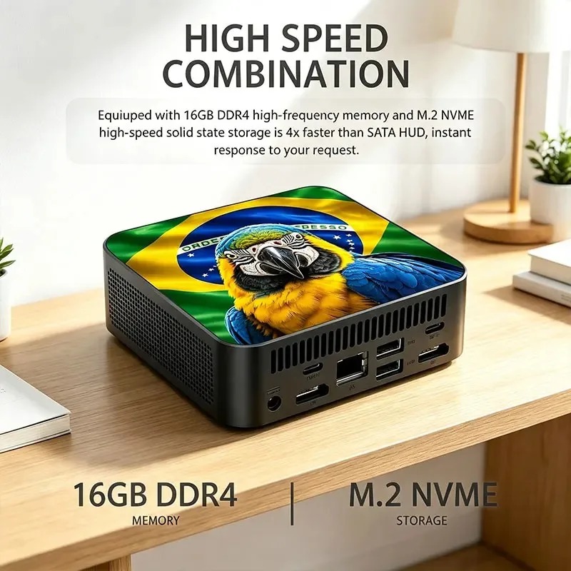 Nieuwe krachtige mini-pc compu - Ddr4 Ram recensie en prijs