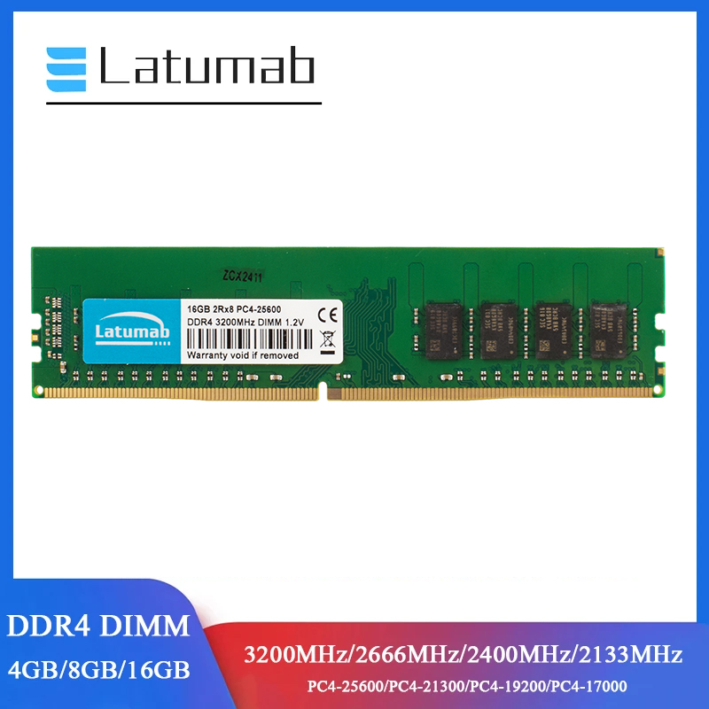 Latumab RAM DDR4 Desktop Memor - Ddr4 3200 16Gb recensie en prijs