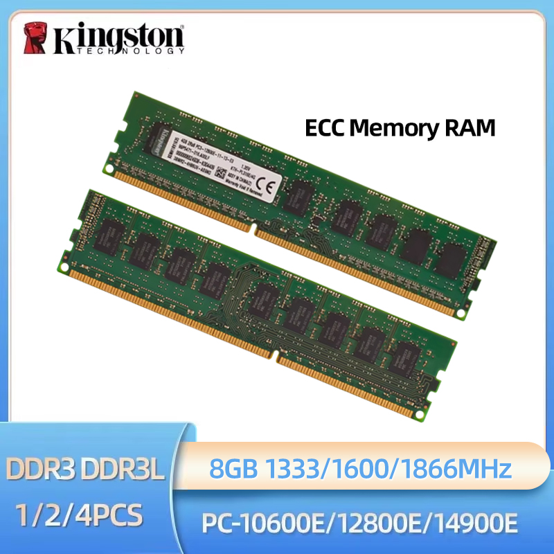 Kingston ECC RAM-geheugen 8GB  - Ecc Ram Server recensie en prijs