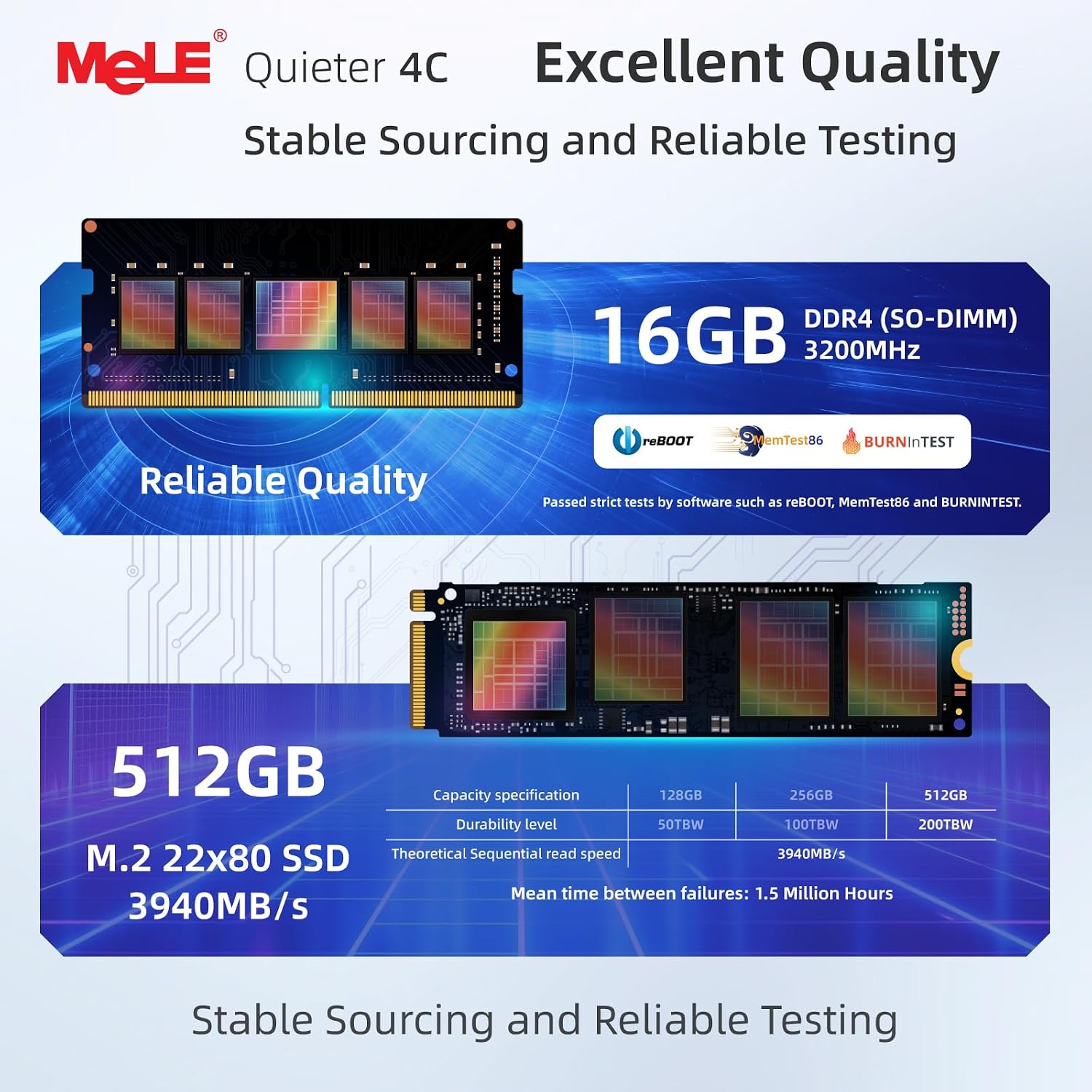 MeLE Quieter4C N150 Fanloze Mi - Ddr4 Desktop Ram recensie en prijs