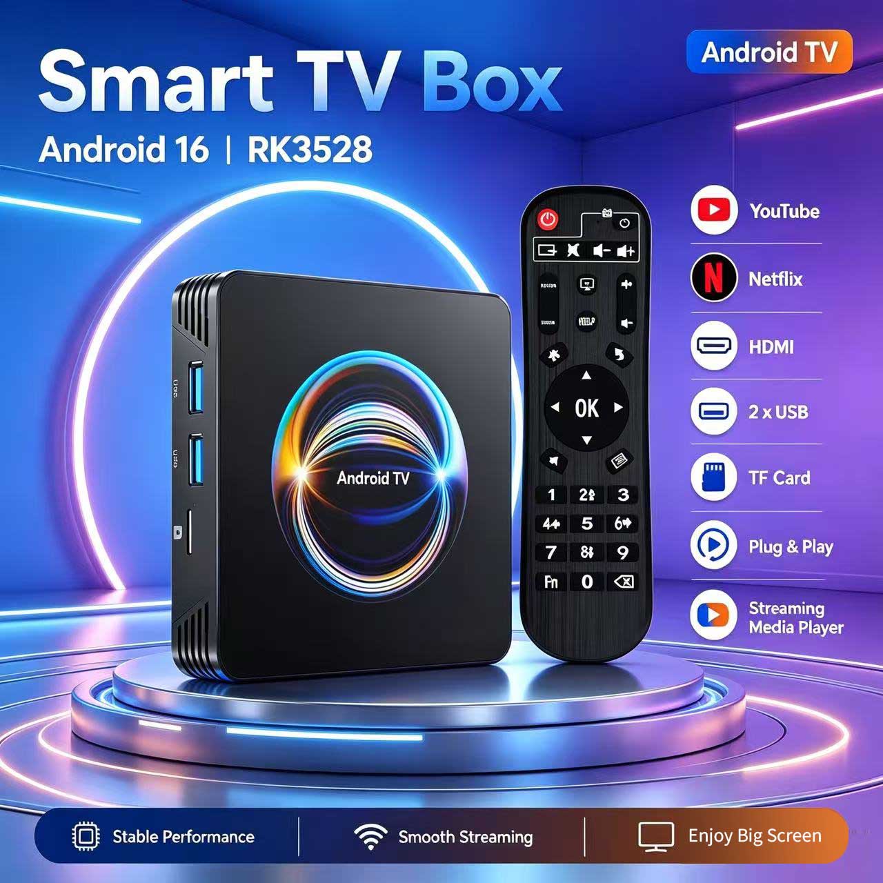 Android 16 X66 TV Box RK3528 Q - Ddr3 8Gb recensie en prijs