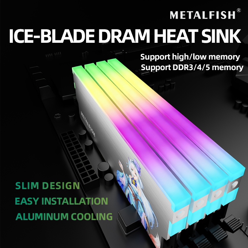 METALFISH DRAM Heatsink 5V-3PI - Ddr3 Ram recensie en prijs